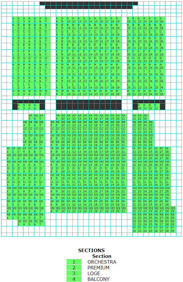 State Theater Seating Chart